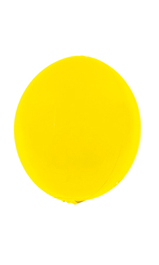 20 inch Reusable Yellow Vinyl Balloon
