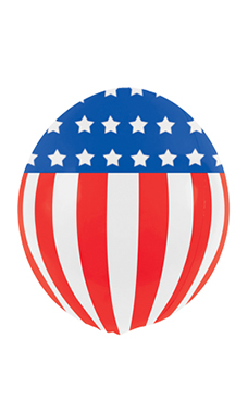 20 inch Reusable Stars & Stripes Vinyl Balloon