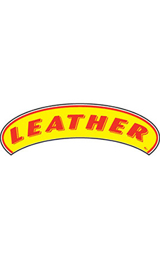 Arch Windshield Slogan Sticker - "Leather"
