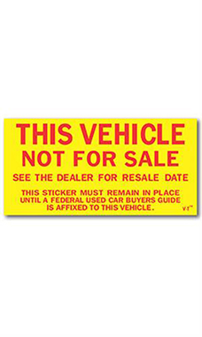 Not For Sale Stickers