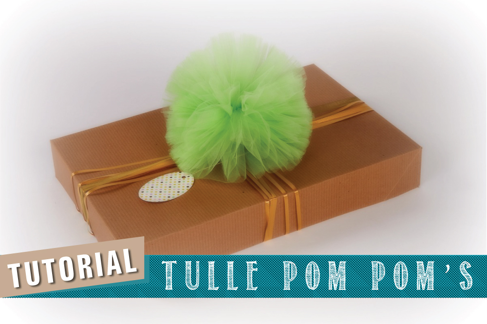 Tutorial Tulle Pom Poms