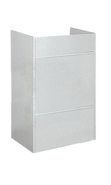 Economy Well Top Register Stands in Gray
