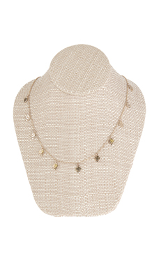 Linen Necklace Bust