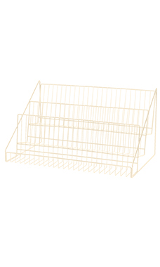 Made to Order Stoney White 3-Tier Wire Countertop Rack