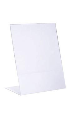 Acrylic Single Sided Sign Holders
