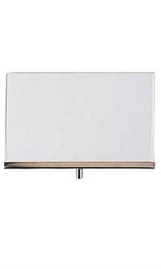 Acrylic Sign Holder with Chrome Channel - Large
