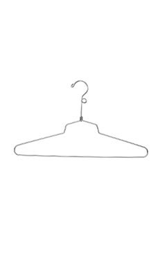 Metal Dress Hangers With Loop Hook