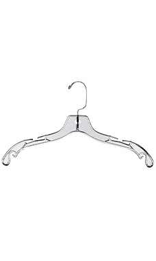 Plastic Dress Hangers - Clear
