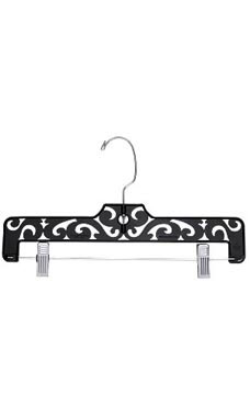 14" Black Plastic Hangers