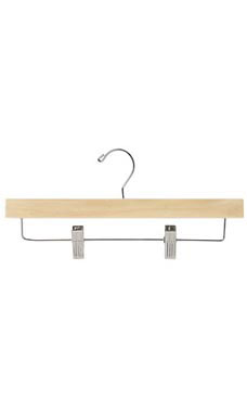 14" Wood  Skirt & Pants Hangers