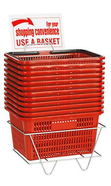 Set of 12 Shopping Baskets