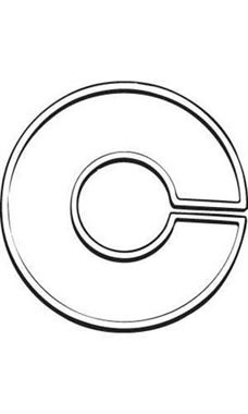 Blank Round Size Dividers for Hangrails