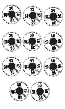 Men's Round Size Divider Variety Pack for Hangrails