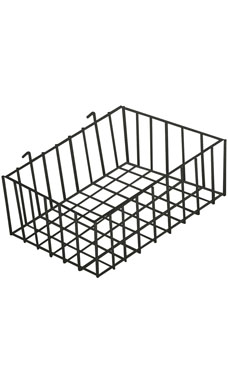 Made to Order 12" x 8" x 4" Mini-Grid Basket - Silver Vein