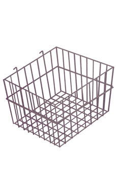 Made to Order 12" x 12" x 8" Mini-Grid Basket - Lavender Silver Vein