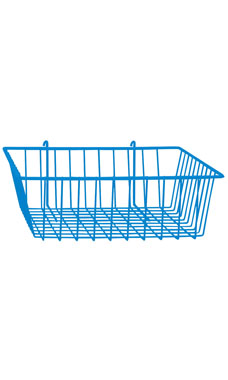Made to Order 12" x 12" x 4" Mini-Grid Basket - Blue