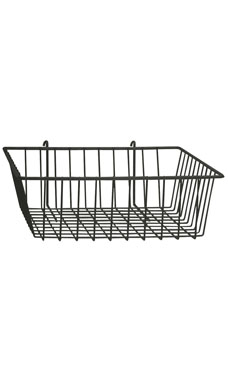 Made to Order 12" x 12" x 4" Mini-Grid Basket - Silver Vein