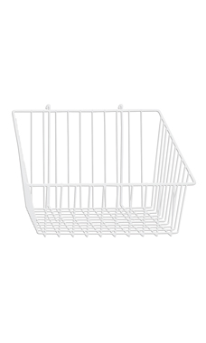 White Mini-Grid Baskets