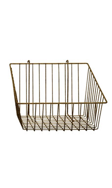 Made to Order 12" x 12" x 8" Mini-Grid Basket with 4" Front