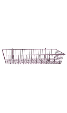 Made to Order 24" x 12" x 4" Mini-Grid Basket - Lavender Silver Vein