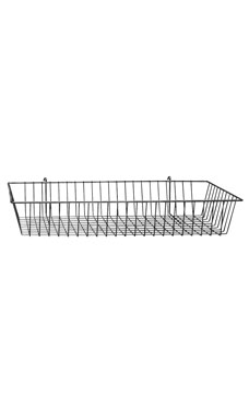 Made to Order 24" x 12" x 4" Mini-Grid Basket - Silver Vein