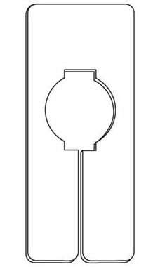 Black Oblong Size Dividers for Hangrails