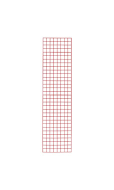 Made to Order 2' x 8' Wire Grid Panel - Berry Red Made to Order 2' x 8' Wire Grid Panel - Berry Red