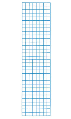 Made to Order 2' x 6' Wire Grid Panel - Blue