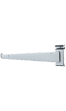 Chrome Metal Shelf Brackets - Large
