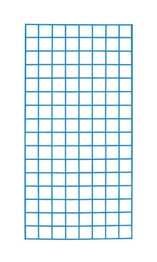 Made to Order 2' x 4' Wire Grid Panel - Blue