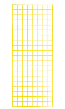 Made to Order 2' x 5' Wire Grid Panel - Bright Yellow