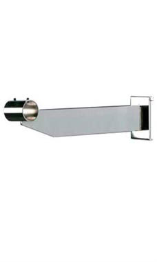 12" Chrome Hang Rail Brackets
