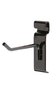 Black Gridwall Peg Hooks - 4"