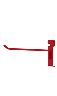 Made to Order 8" Wire Grid Peg Hook - Berry Red Made to Order 8" Wire Grid Peg Hook - Berry Red