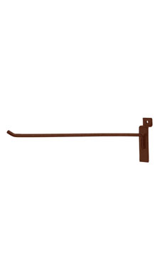 Made to Order 12" Slatwall Peg Hook - Fine Textured Rustic Copper