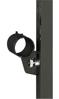 Black 3" Round Hangrail Brackets