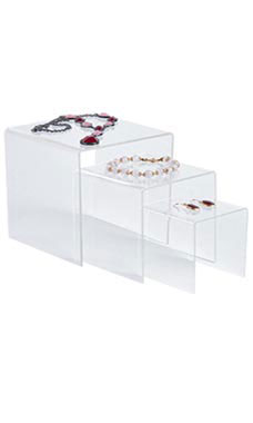 Molded Acrylic Risers Set