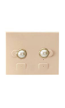 Tan Plastic Earring Cards