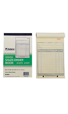 Carbonless Sales/Purchase Order Books