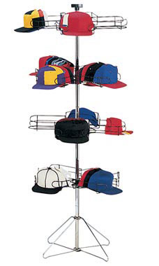 4-Tier Floor Standing Cap Racks