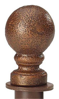 Boutique Round Cobblestone Ball Finial