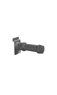 Made to Order 4.5" Slatwall Pipe Faceout - Silver Vein