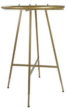 Gold Collapsible Round Clothing Rack