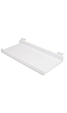 White Melamine Shelf Kit for Wire Grid