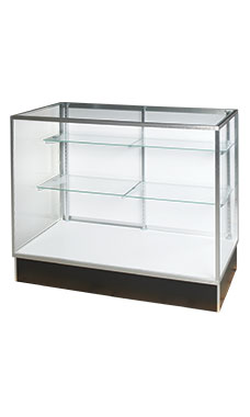 Black 48" Extra Vision Metal Framed Display Case