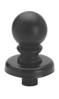 Black Ball Dress Form Finial