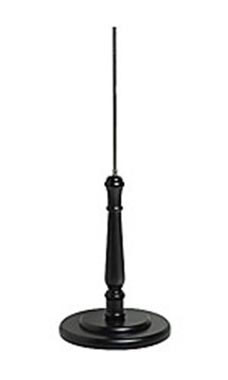 Black Wood Round Dressmaker Form Base