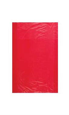 High-Density Red Plastic Merchandise Bags - 6.25" x 9.25"