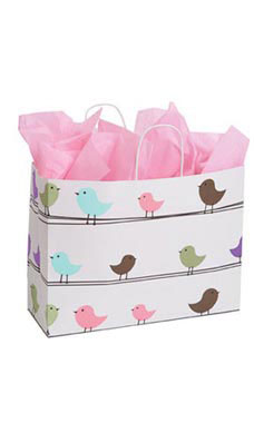 Little Birdies Paper Shopping Bag