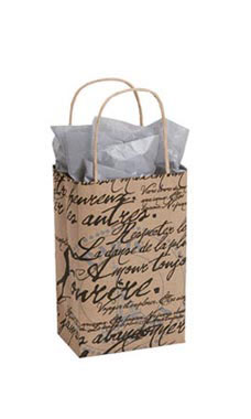 Paris Script Paper Shopper